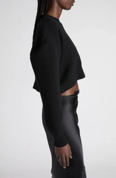 Tom Ford Maglione Oversize In Misto Lana Nera Donna In Black