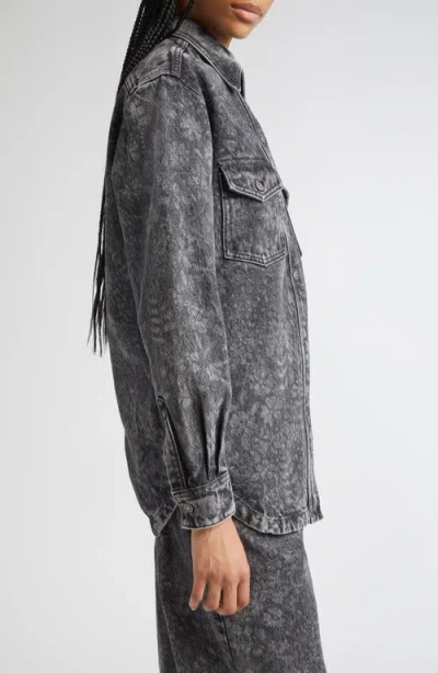 Golden Goose Denim Shirt In Gray