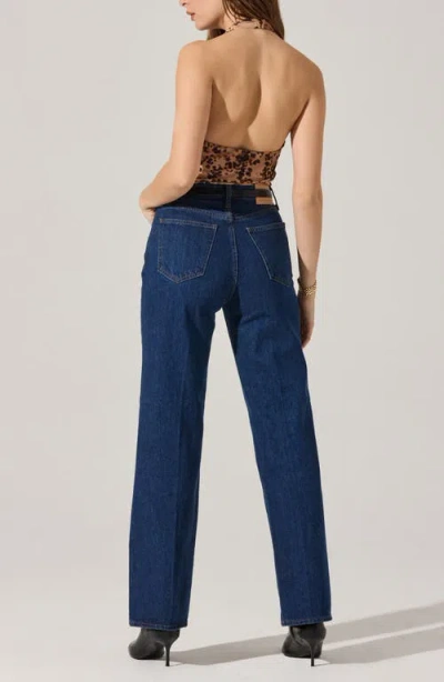 Astr The Label Nala Leopard Halter Bodysuit In Brown