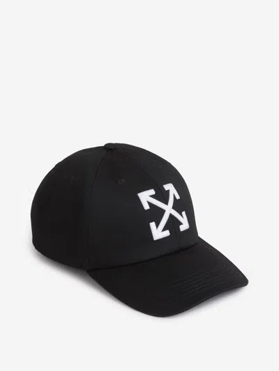 Off-white Embroidered-logo Baseball Cap In Black