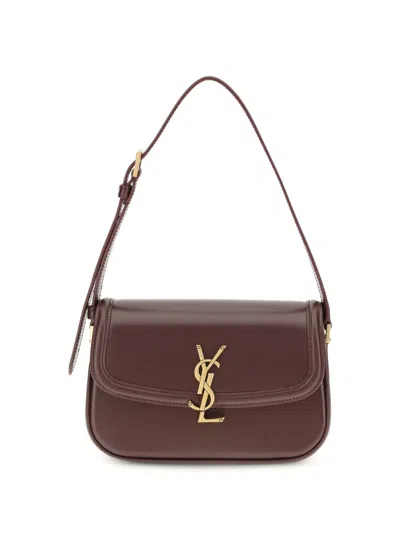 Saint Laurent Solferino Mini Shoulder Bag In Red