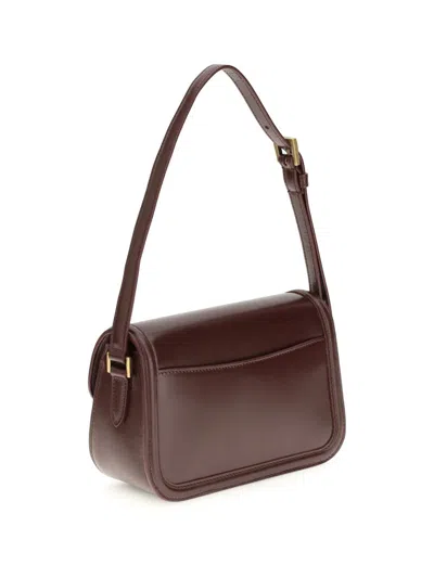 Saint Laurent Solferino Mini Shoulder Bag In Red