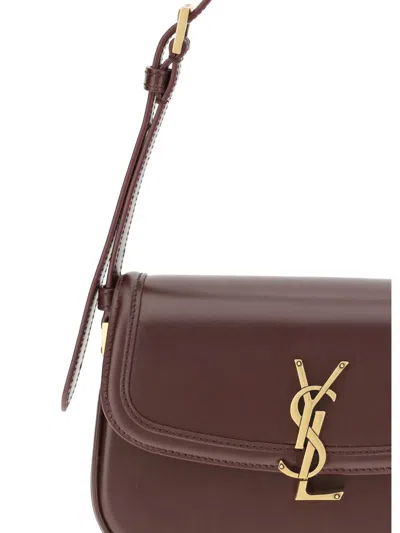 Saint Laurent Solferino Mini Shoulder Bag In Red
