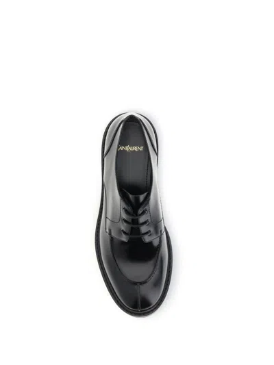 Saint Laurent Lace Up In Black