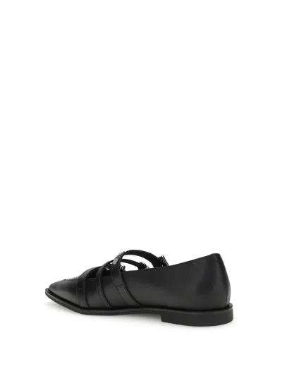Pinko Studded Ballerinas In Black