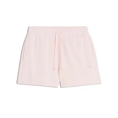 Maison Kitsuné Baby Fox Patch Regular Jog Shorts In Pink