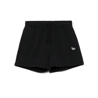Maison Kitsuné Baby Fox Patch Regular Jog Short In Black