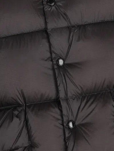 C.p. Company Quilted Puffer Gilet In Black
