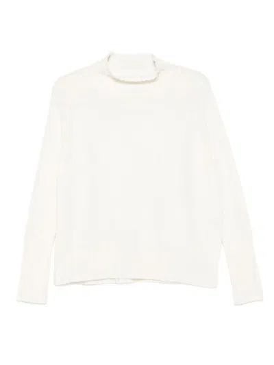 Be You Cashmere Turtle-neck Sweater In White