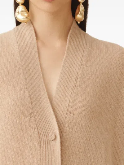Fabiana Filippi Cashmere And Silk Sweater In Gold