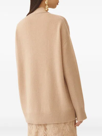 Fabiana Filippi Cashmere And Silk Sweater In Gold
