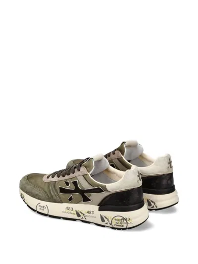 Premiata Mick 7720 Lace-up Sneakers In Green