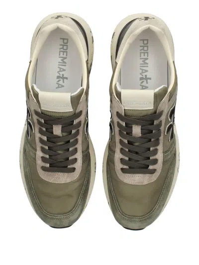 Premiata Mick 7720 Lace-up Sneakers In Green