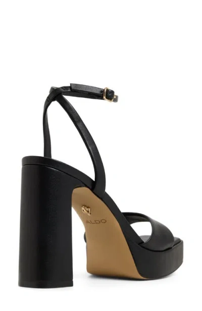 Aldo Women's Lothon Two-piece Platform Heeled Dress Sandals In Black