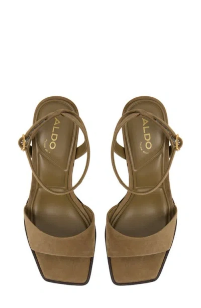 Aldo Lothon Platform Sandal In Animal Print