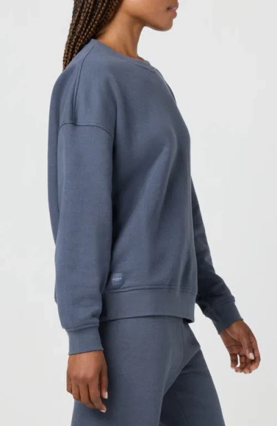 Florence By Mills Cozy Crush Oversize Sweatshirt In Blue