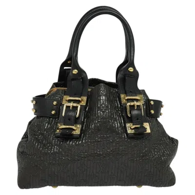 Pre-owned Louis Vuitton Biker Black Leather Tote Bag ()