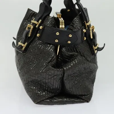 Pre-owned Louis Vuitton Biker Black Leather Tote Bag ()