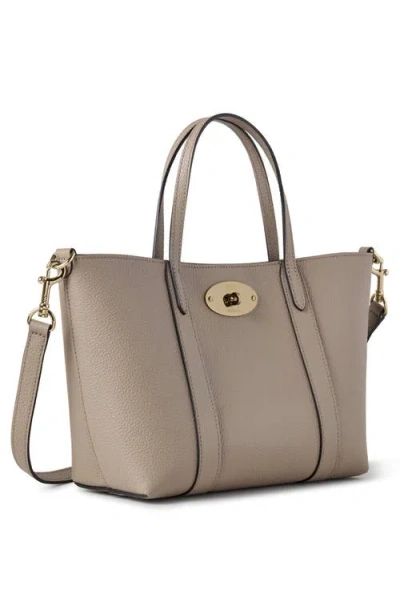Mulberry Mini Bayswater Tote Small Classic Grain In Neutral