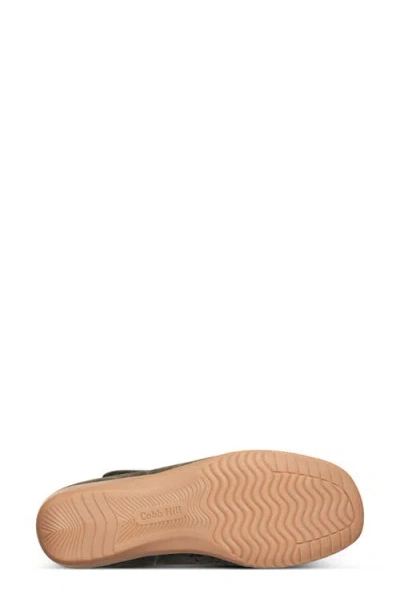 Rockport Cobb Hill Chrowen T-strap Wedge Pump In Green