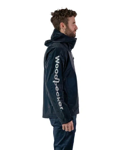 Woodpecker Wind Rain Shell Jacket In Blue