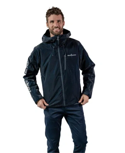 Woodpecker Wind Rain Shell Jacket In Blue