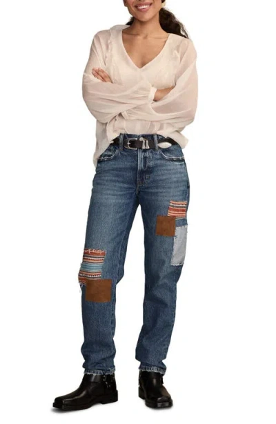 Lucky Brand Women's Legend Mid Rise Mr. Boy Jeans In Blue