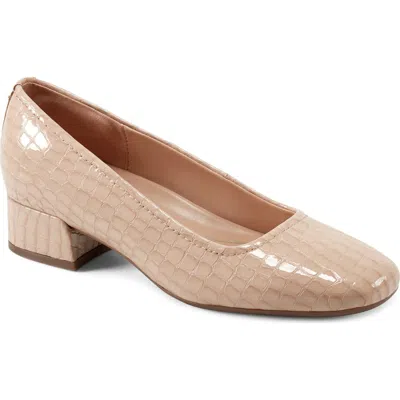Easy Spirit Women's Jain Eflex Low Block Heel Pumps In Neutral