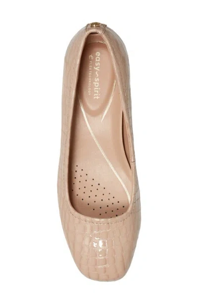 Easy Spirit Women's Jain Eflex Low Block Heel Pumps In Neutral