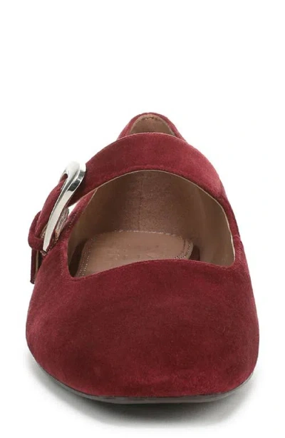 Naturalizer Women's Cosmic Square Toe Mary Jane Ballet Flats In Red