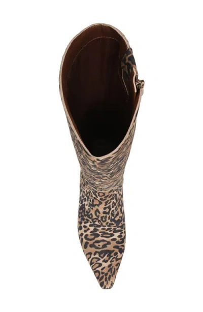 Naturalizer Deesha Wide Calf Knee High Dress Boots In Animal Print