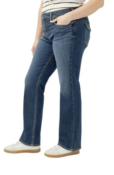 Silver Jeans Co. Elyse Bootcut Jeans In Blue