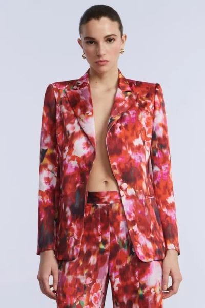 Bcbg Washed Floral Blazer