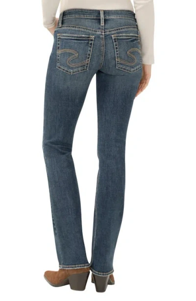 Silver Jeans Co. Women's Tuesday Low Rise Slim Bootcut Jeans In Blue