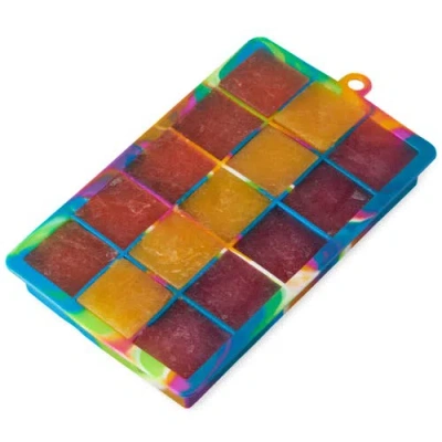 Host 1.25" Ice Cube Tray With Lid In Multi