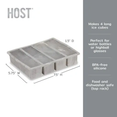 Host Water Bottle Ice Cube Tray In Gray