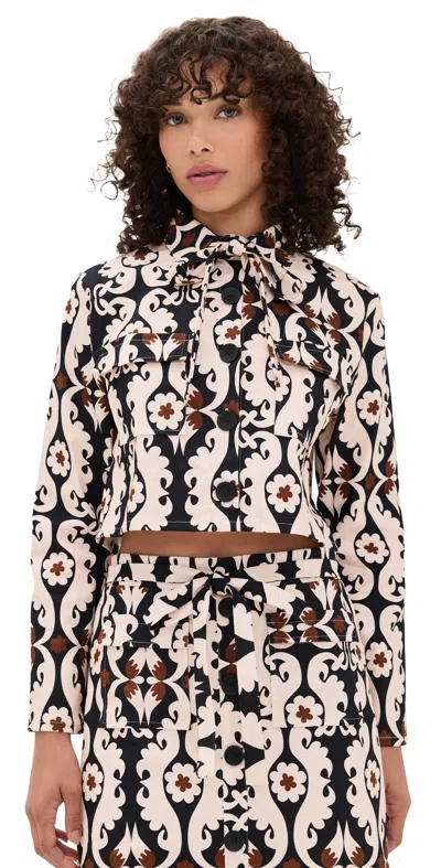 The Lulo Project Coco Jacket Maxi Paisley In Multi