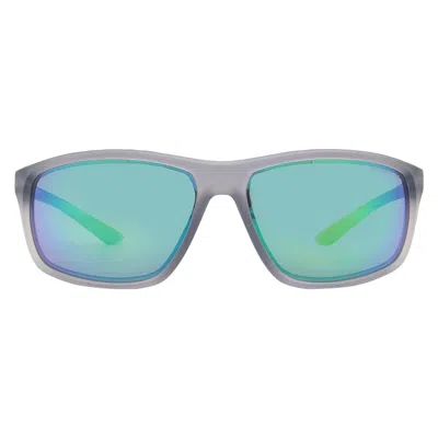Nike Adrenaline Rectangle-frame Sunglasses In Blue