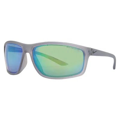 Nike Adrenaline Rectangle-frame Sunglasses In Blue