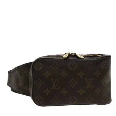 Pre-owned Louis Vuitton Geronimos Brown Canvas Shoulder Bag ()
