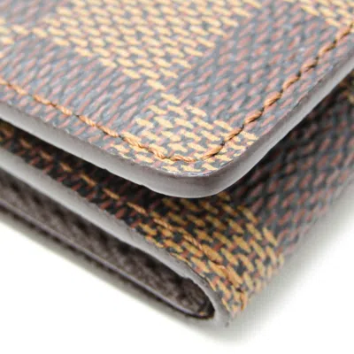 Pre-owned Louis Vuitton Ludlow Brown Canvas Wallet  ()