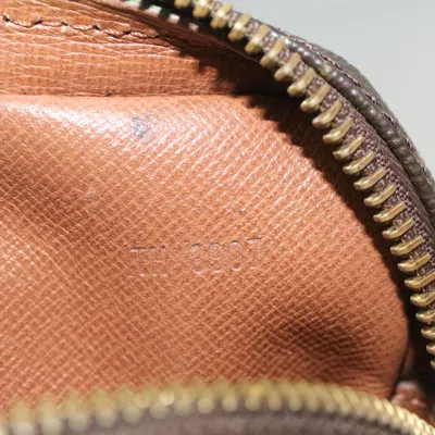 Pre-owned Louis Vuitton Marly Dragonne Brown Canvas Clutch Bag ()