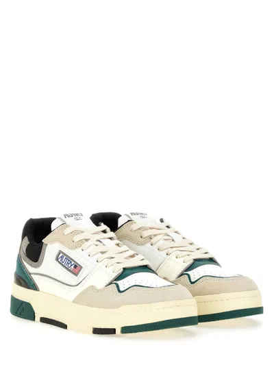 Autry Clc Low Suede And Mesh Sneakers In Multi
