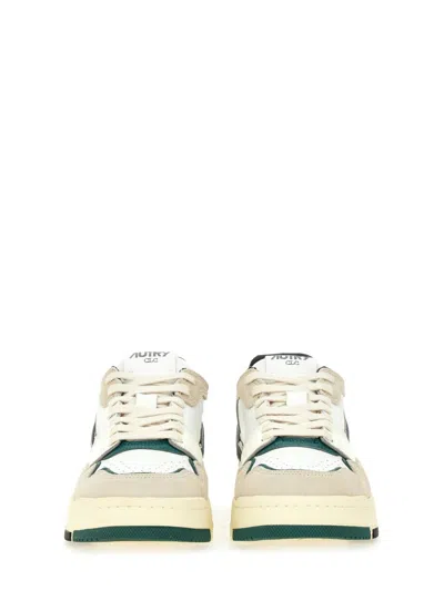 Autry Clc Low Suede And Mesh Sneakers In Multi