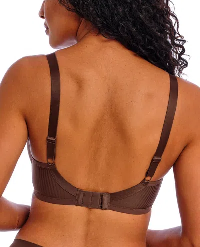Freya Idol Underwire Moulded Balcony T-shirt Bra In Brown