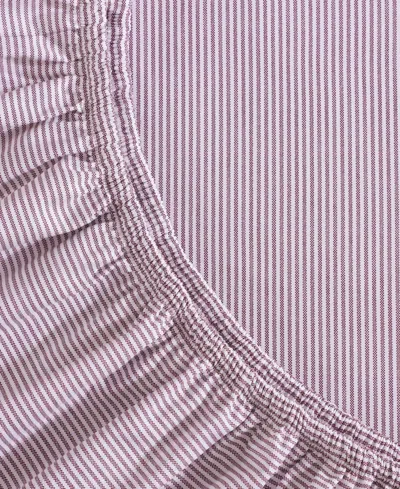 Tommy Hilfiger Ithaca Stripe Cotton Percale Sheet Set In Pink