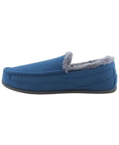 Deer Stags Spun Mens Slip-on Slippers In Blue
