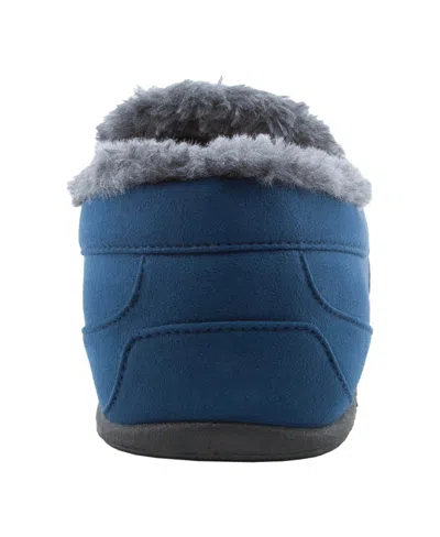 Deer Stags Spun Mens Slip-on Slippers In Blue