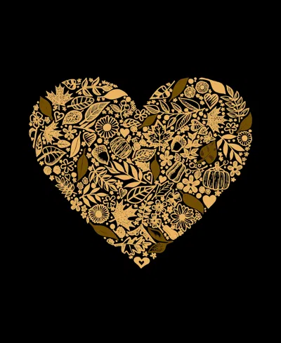 La Pop Art Plus Size Fall Vibes Word Art Tank Top In Black