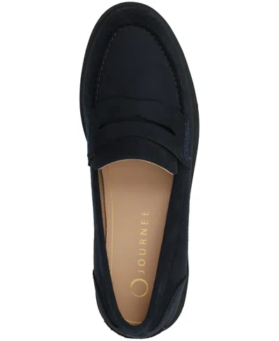 Journee Collection Journee Womens Brooks Penny Loafer In Blue